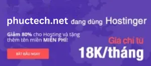 phuctech.net dang dung hosting tren Hostinger.