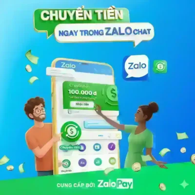 Tính năng "sát thủ" của ZaloPay. Người dùng có thể chuyển tiền cho bạn bè, người thân ngay lập tức trong lúc đang trò chuyện